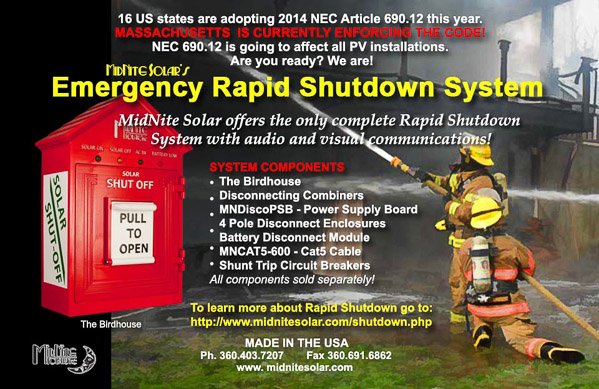 Rapid Shutdown System